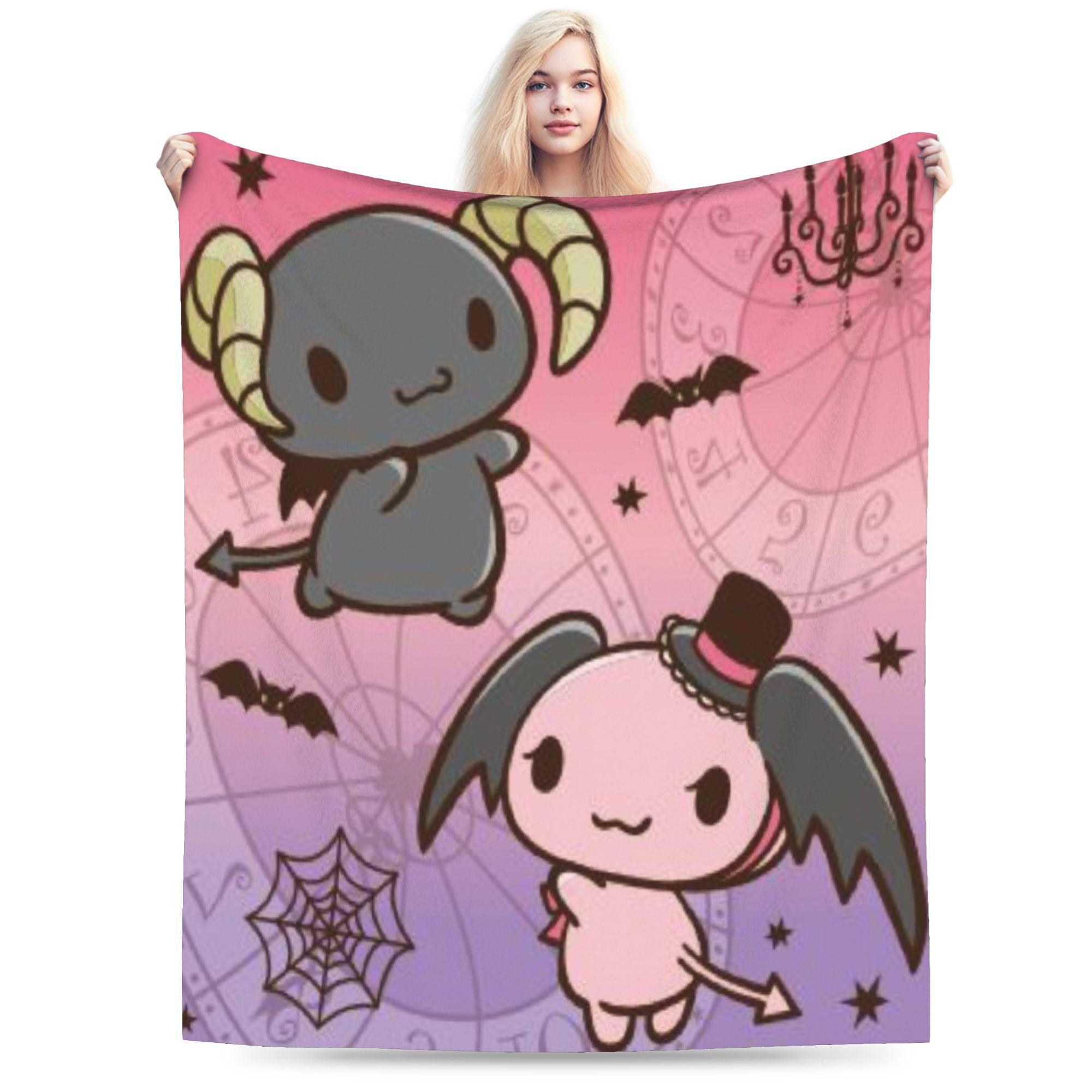 

Comfort Lloromannic Blanket Merch Bed Decorative Blanket Throw Lightweight Fleece for Car 75cmx90cm