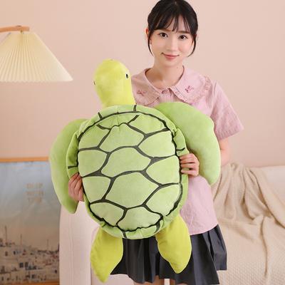 Cartoon Turtle Plush Toy Cute Green Stuffed Animals Tortoise Plushies Doll  Pillow Soft Kids Baby Accompany Toys