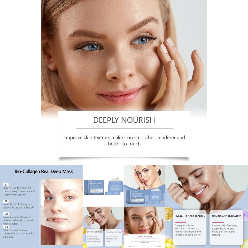 Eelhoe Collagen Peeling Facial Mask For Deep Hydration And Moisturizing Skin Care