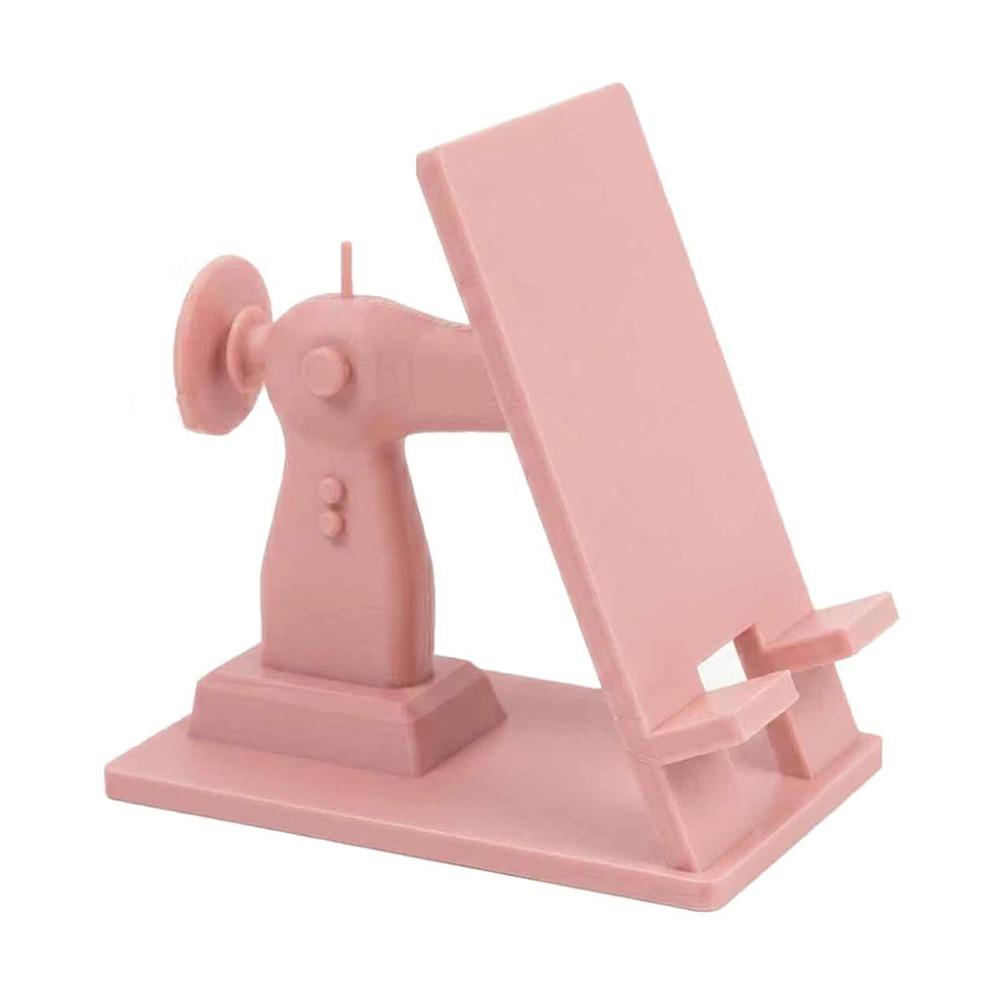 Vintage Nähmaschine Telefonständer 3D-gedruckte Schreibtischdekoration Handyhalter Nähliebhaber Geschenke
