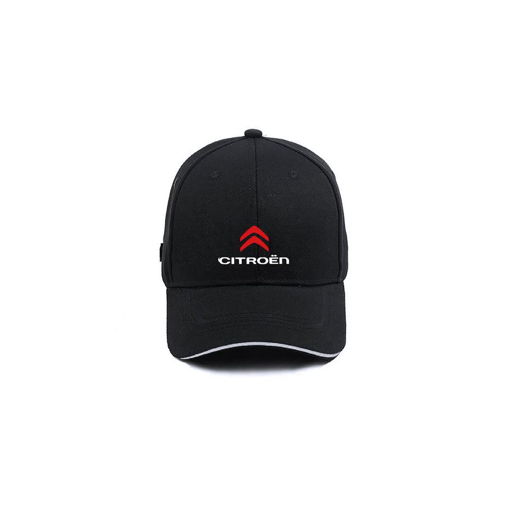 1/2pcs Car Badge Peaked Cap Sports Sunshade Baseball Hat For Citroen C1 C2 C3 C4 C4L C5 C6 C7 VTS C-ELYSEE Berlingo Xsara Cactus