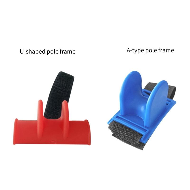 U-shaped Fishing Rod Holder Practical Fishing Rod Rack Fishing Lure Baits Keeper Fishing Pole Holder for Kayak Yacht