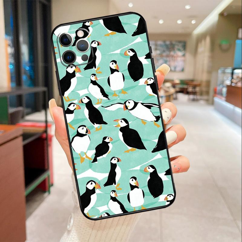 

Puffin Bird Phone Case For iPhone 17 16 15 14 13 11 12 Pro Max mini 16 Plus 16e 17 Air Protective Cover iPhone 16 Pro