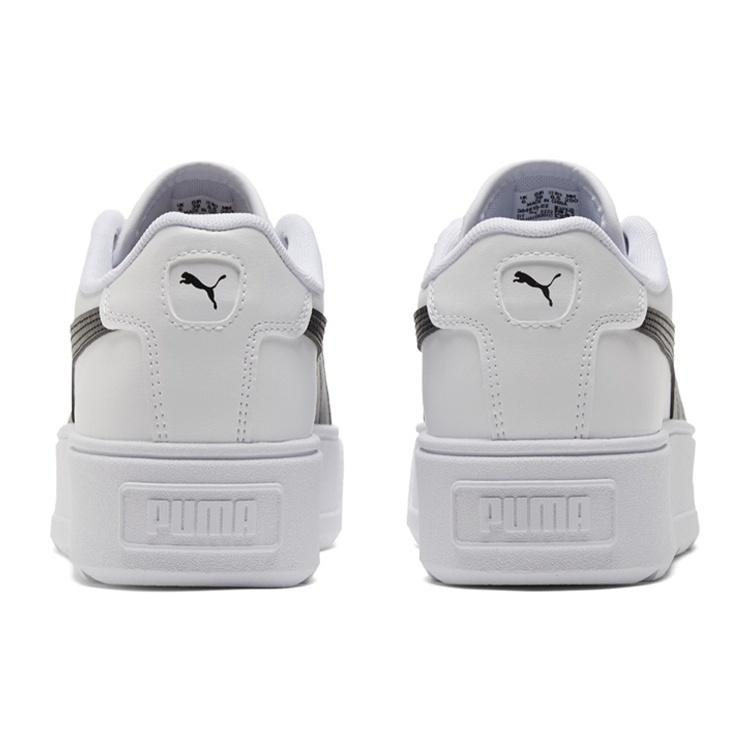 (WMNS) PUMA Karmen Leather 'White Black' Women's 384615-02