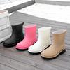 Student waterproof rain shoes adult outdoor wear-resistant non-slip comfortable water shoes camping wading rubber shoes