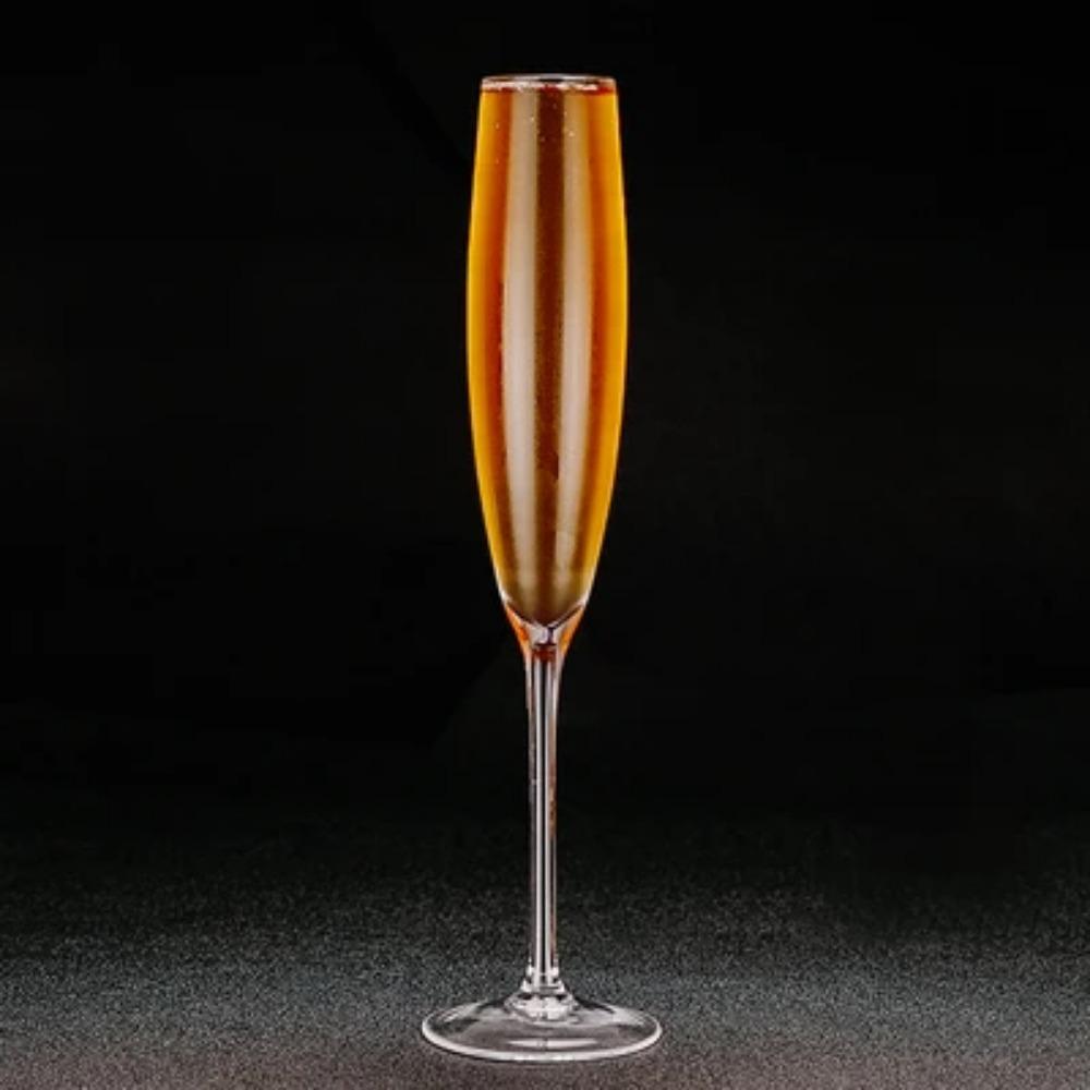 1 PIÈCE Verres Flûtes à Champagne Bordure Or Verres à Cocktail Élégamment Conçus Soufflés à la Main, Sans Plomb, Coupes à Champagne