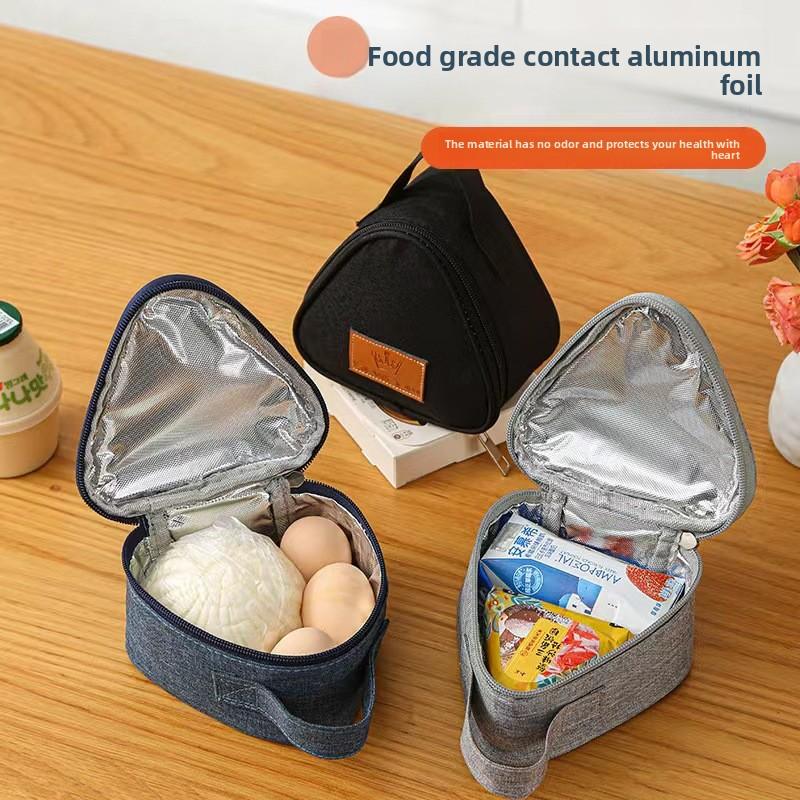 New Insulated Bag Rice Ball Bag Triangle Lunch Bag Milk Sandwich Egg Breakfast Bag Spot Insulated Bag