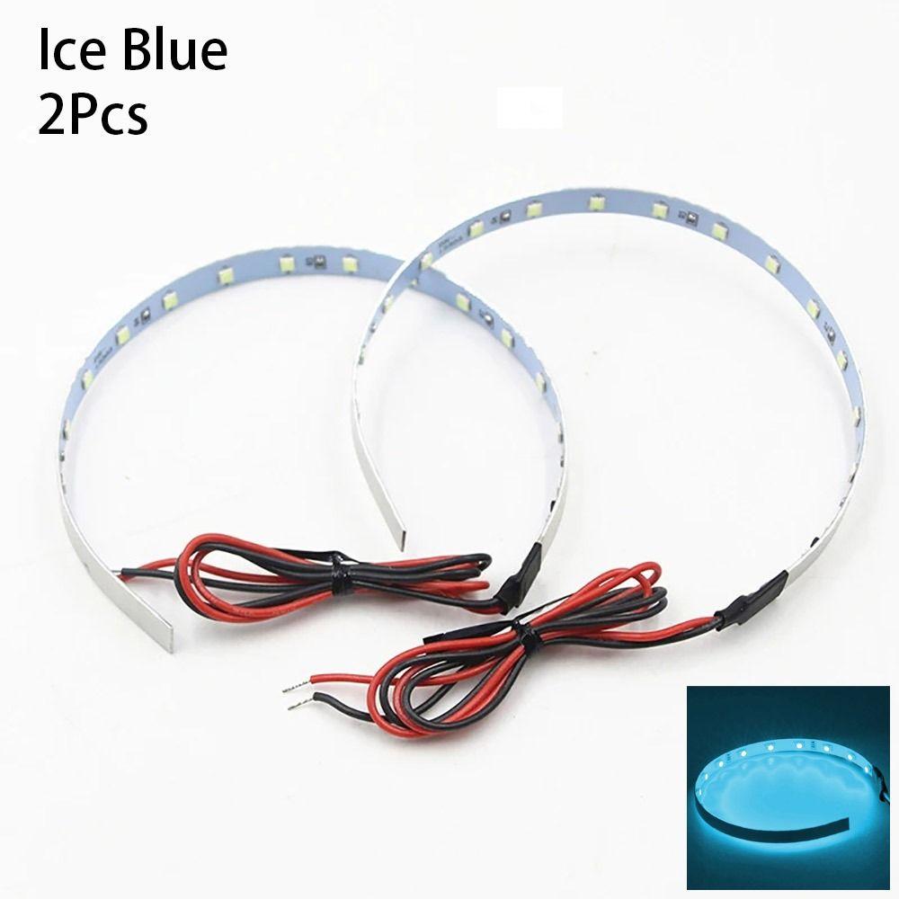 

2Pcs/Set 360 Degree Car Motorcycle Headlights Super Bright Colorful Demon Devil Eyes Light Modified 12V Halo Rings