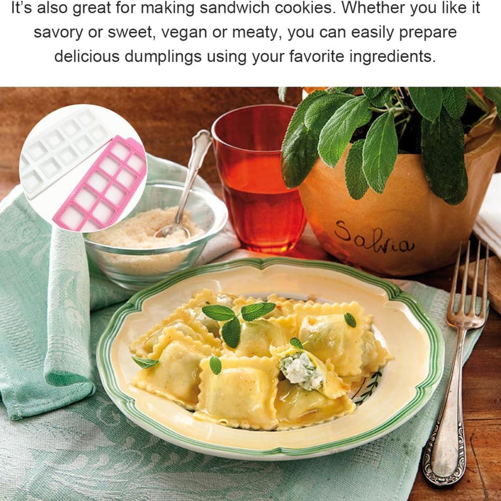 Attrezzi da cucina 10 con stampi per tortellini, tagliapasta in alluminio, stampo per gnocchi, pressa per pasta, strumenti fai da te per preparare la pasta