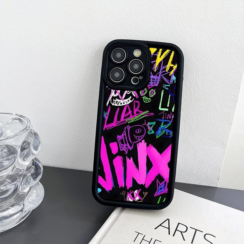 Painted graffiti applies to 15 iPhone case 14promax personality 13pro all-inclusive XR anti-drop 16pro soft 11
