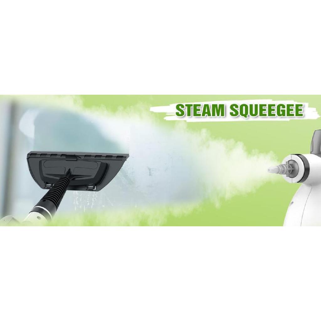 Phueut Pressurized Handheld Multi-Surface Natural Steam Cleaner with 12 Pcs Replacement Parts , Multi-Purpose Steamer for Springtok , Home and Car