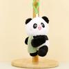 Adorable Chengdu Panda Plush Keychain Pp Cotton Filled Short Plush Collectible