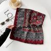 Mi Ling Women's Cotton Linen Cashew Print Scarf