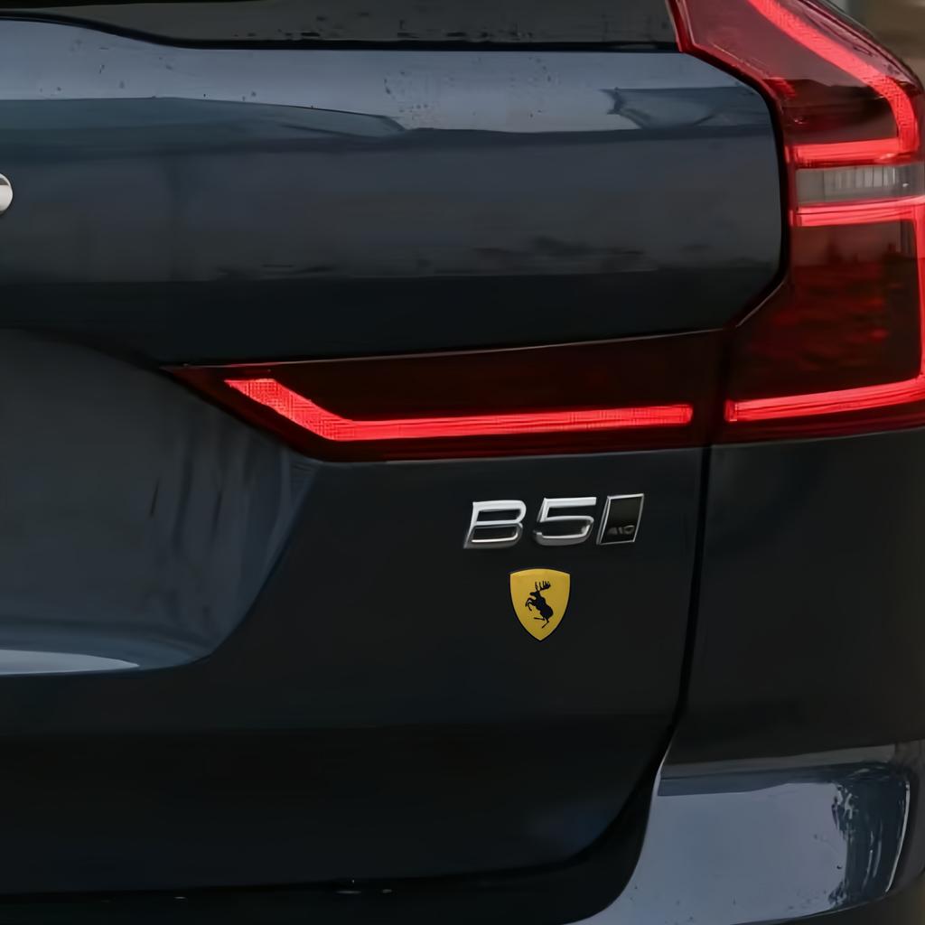 1Pc 3D Aluminum Emblem Car Side Fender Rear Trunk Body Badge Logo Sticker