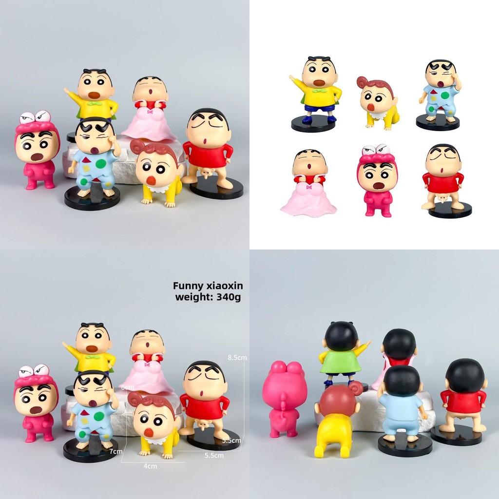 Crayon Shinchan Pvc Funny Model Ornament For Anime Fans And Gift Collections