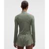 Lululemon It S Rulu Ribbed Cropped Half Zip  Updated Willow Leaf