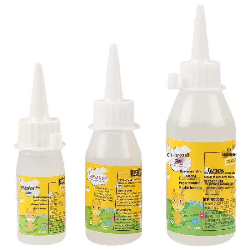 High Viscosity Quick-Dry Liquid Glue for Fabrics, Dried Flowers, Resin, Glass, and Stones