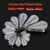 30g Through-Hole Chicken Heart Fishing Sinker for Sea Fishing - Swivel Casting Rod Accessory