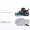 Kids Asymmetrical Synthetic Leather Slip-On Rotating Buckle Non-Slip Wear-Resistant Mid-Top Basketball Shoes Kids Basketball Shoes 312449951-3
