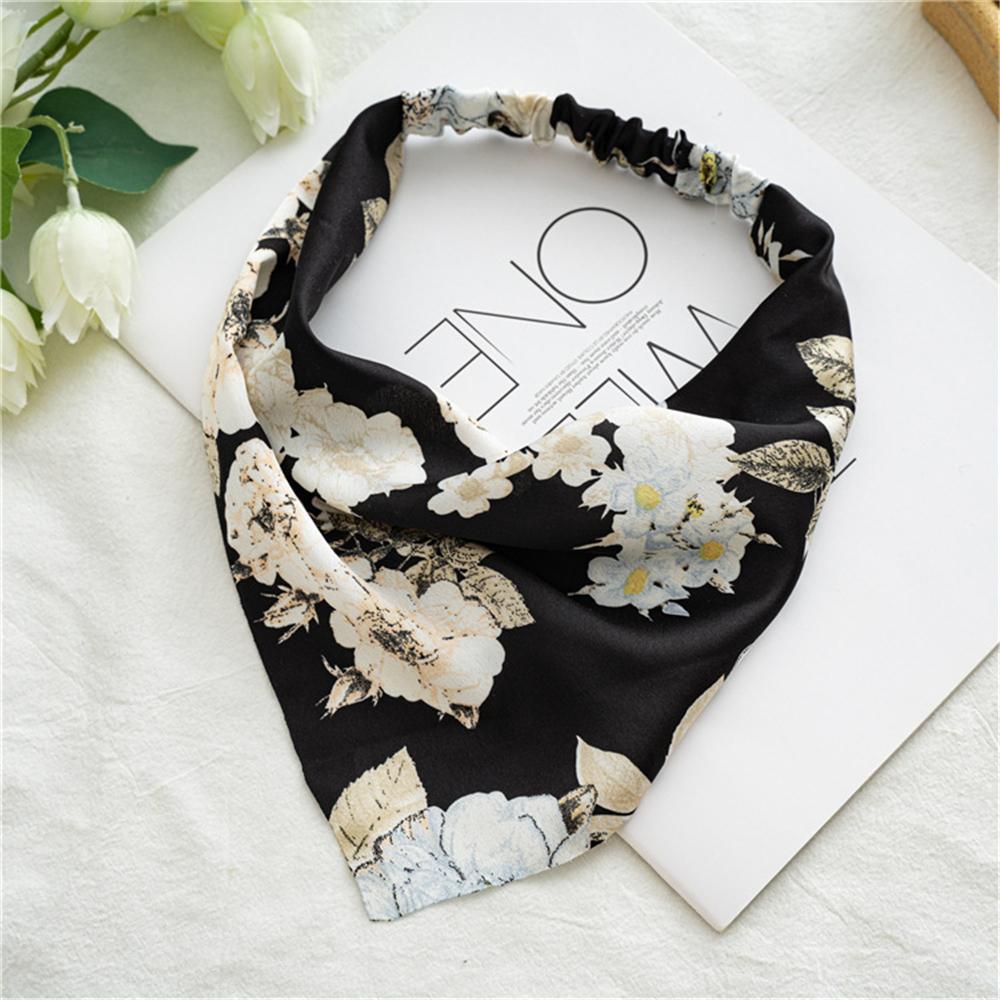 Bandeaux élastiques chouchou Turban imprimé Floral Bandanas bandeaux cheveux écharpe bandeau