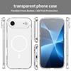 For iPhone Air Phone Case, Magnetic Shockproof Transparent Cover for iPhone Air
