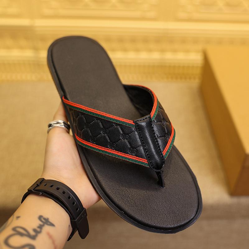 Flip Flops Summer New Men's Shoes Trendy Brand Indoor Outdoor Open-toe Sandals Light Casual Slippers Men
