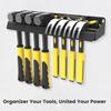 Hammer Tool Storage Rack , Wall,Mounted Organizer for Workshop & Garage Wrenches, Pliers, Tape Measures