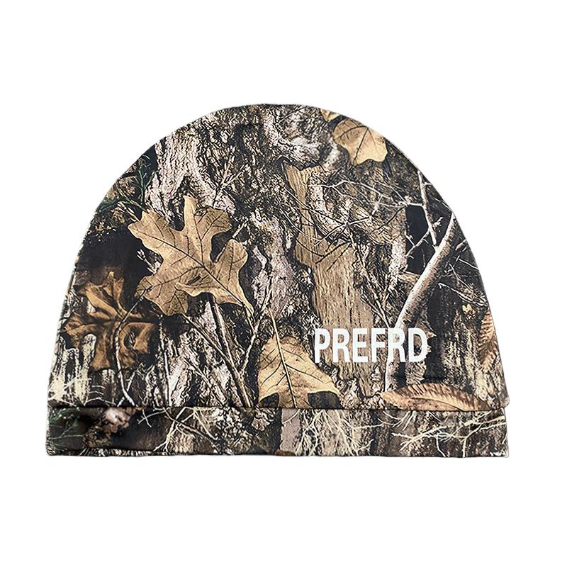Retro Hip-Hop Camouflage Leaf Print Pullover Hat Trendy Personalized Street Casual Fashionable Cap