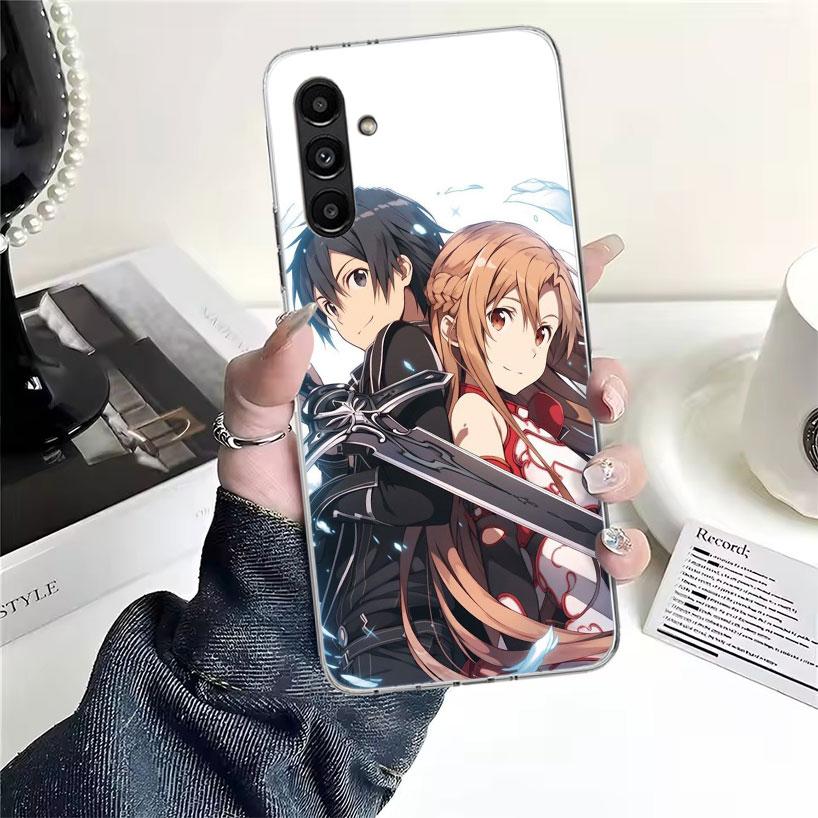 Anime Sword Art Online SAO Phone Case For Samsung Galaxy A13 A14 A15 A16 A17 A53 A54 A55 A56 A57 A33 A34 A35 A36 A37 A23 A24 A25