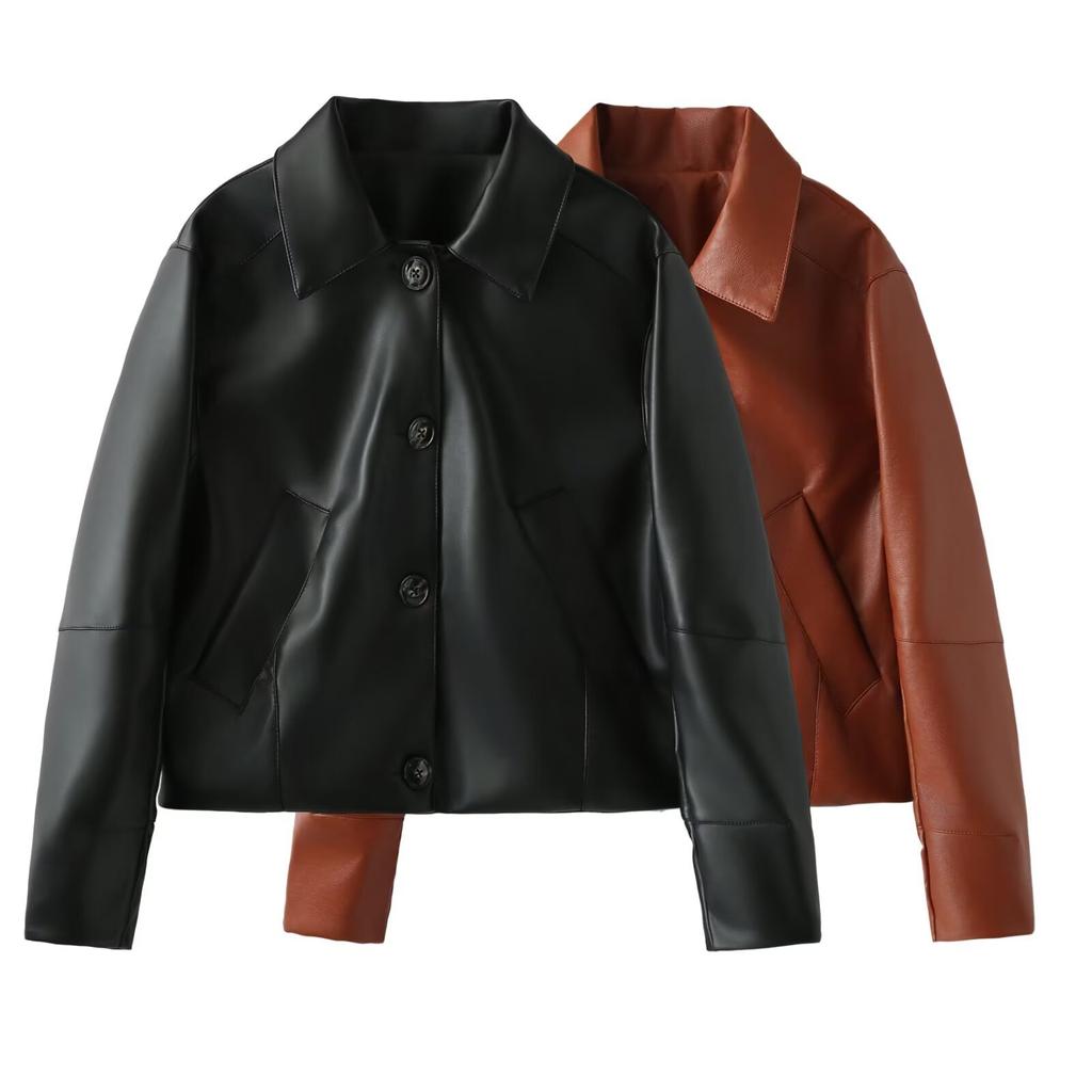 Autumn new fashionable long-sleeve lapel jacket for autumn 1966043