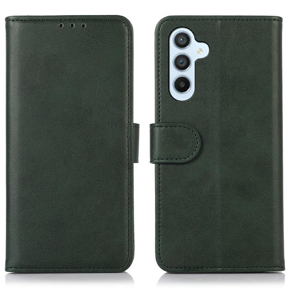 

Чехол для Samsung Galaxy A26 5G Кожаный бумажник с текстурой коровьей кожи Чехол для телефона с подставкой Green