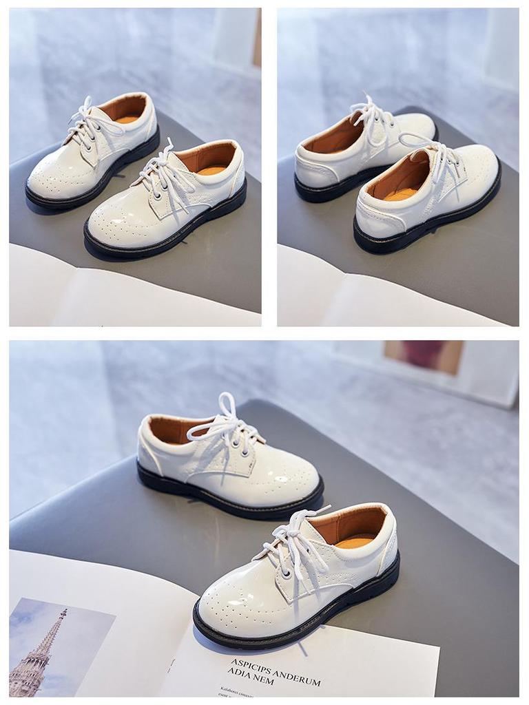 British Style Leather Student Shoes 2025 - Boys' Spring Collection