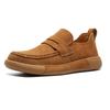 Fashion Trendy Brand Men's Suede Leather Shoes Thick Soled Wear-resistant Men's Sports Leisure Shoes Fashionable Yellow Oxford Shoes
