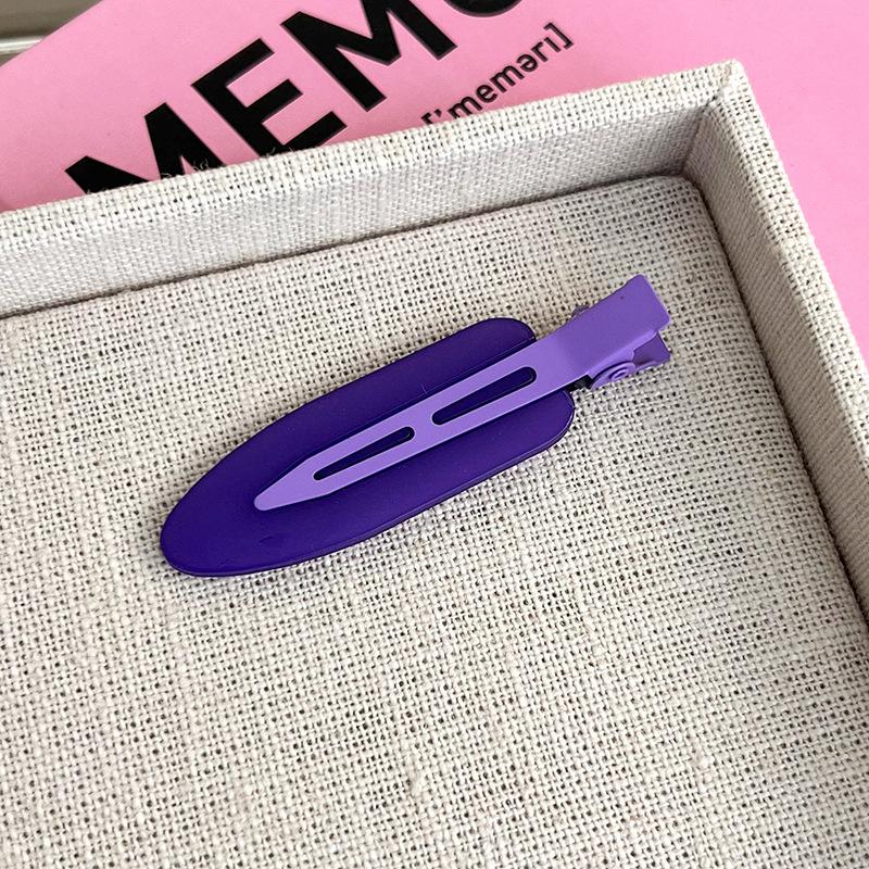 UXSL Fashion Frosted No Trace Hair Clip Women Summer Jelly Color HairPins Bangs Clip Women Girl Makeup Clip Barrettes Headdress