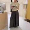 Culottes de pierna ancha de cintura alta para mujer, efecto rejuvenecedor, Verano 2026