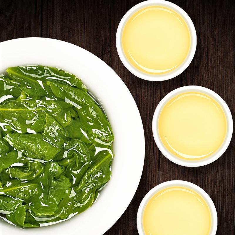 2024 New Anxi High Mountain Tieguanyin Oolong Tea Strong Aroma Bulk Canned 250g
