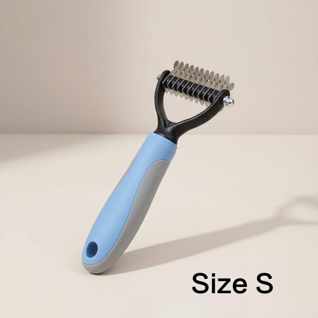 

Pet Grooming Brush Double-Sided Hair Removal Comb for Dogs Cats Effective Shed Tool Pet Supplies 1PC S L
