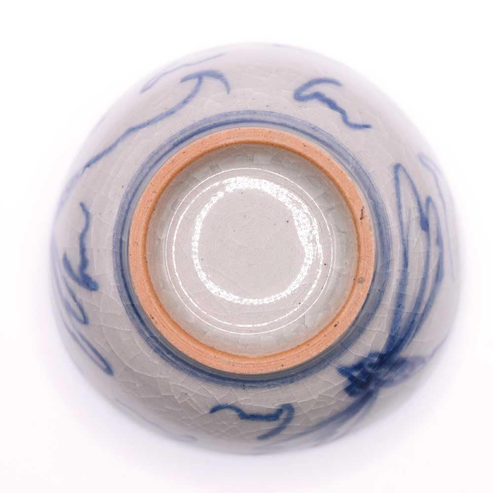 Okadaen Tea Kumide Tea Annan Dragonfly Taisen Set of 5 Utensils, Bowl, (Dragonfly), Kiln,