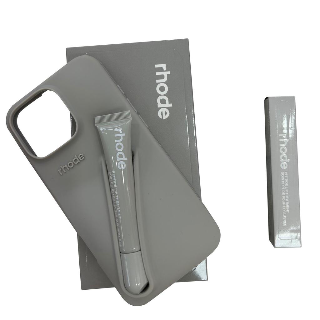 Lippenstift 1514 Silikonkompatible farblich passende Schutzhülle für Samsung & iPhone 16 Pro Max, sturzsicheres Lipgloss-Design