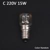 Hochtemperatur-Glühbirne 120/220V 15W 25W E14 300 Grad T22 Mikrowellenofen-Glühbirnen Dampfgarer-Lampen Salzkristall-Glühbirne
