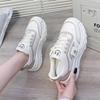 Fashion Black Khaki White Women's Fashion Casual Sneakes Lace Up Platform Hiker Vulcanized Shoes Versatile Increase Tennis Sneakes