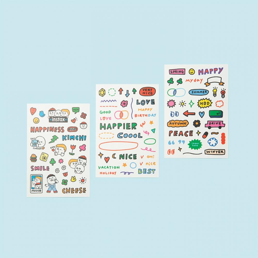 

Набор стикеров Instax x O Rory Day