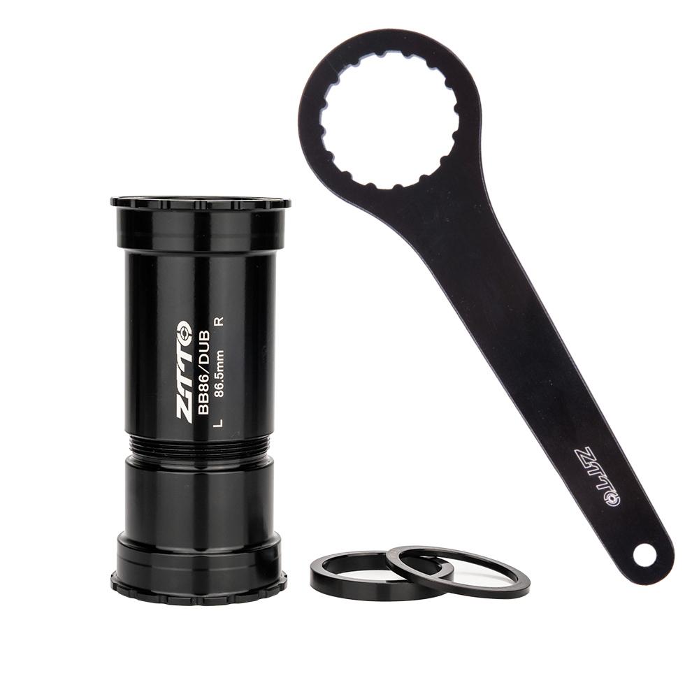 ZTTO BB92 To DUB BB86 Bicycle Bottom Brackets Threadlock Press Fit Frame 29mm Crankset for Road Bike MTB Crank Shaft