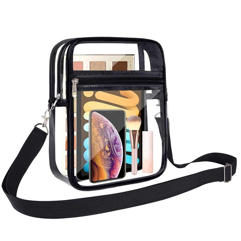 Crossbody Bag Transparent Ultra-light Waterproof Sports Bag Transparent Mobile Phone Bag Storage Bag Cosmetic Bag