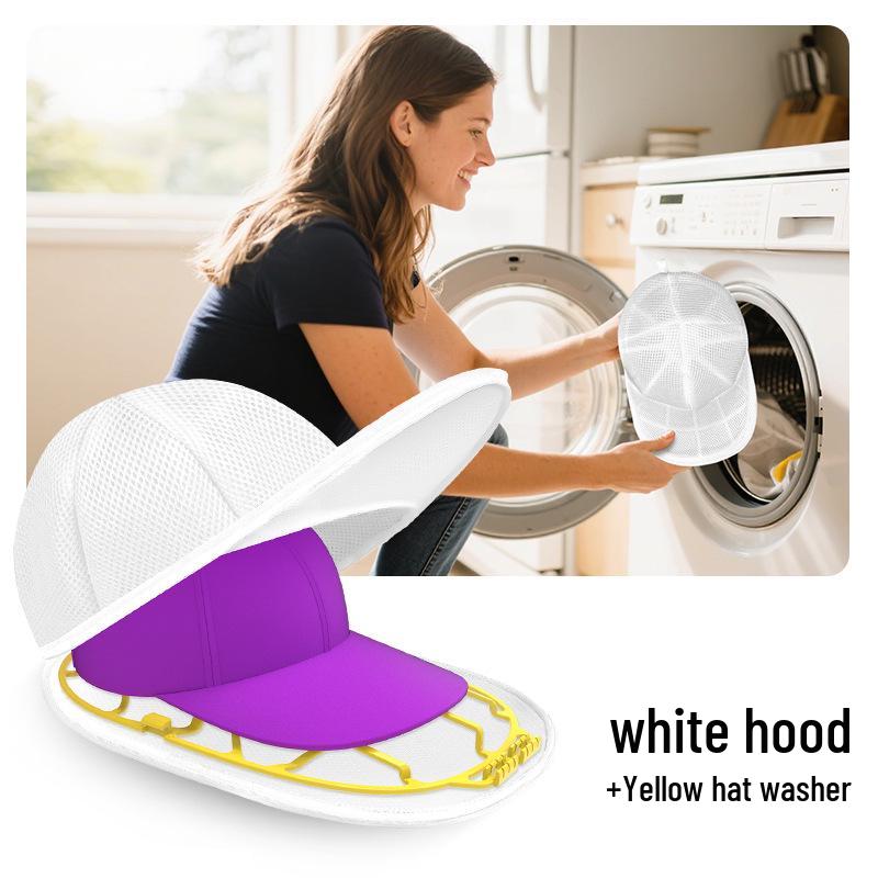 Anti-Deformation Baseball Cap Washer - Hat Bag & Rack for Machine Wash and Care