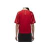 Adidas Neo Raglan Sleeve Round Neck Short Sleeve T-Shirt Women Tops Red CV7746