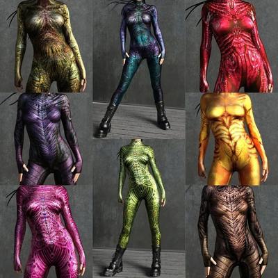 3D digitální tisk, jevištní kostýmy, kostýmy pro dospělé, halloweenské akce, karnevalové téma, párty, cosplay oblečení, hrací overal