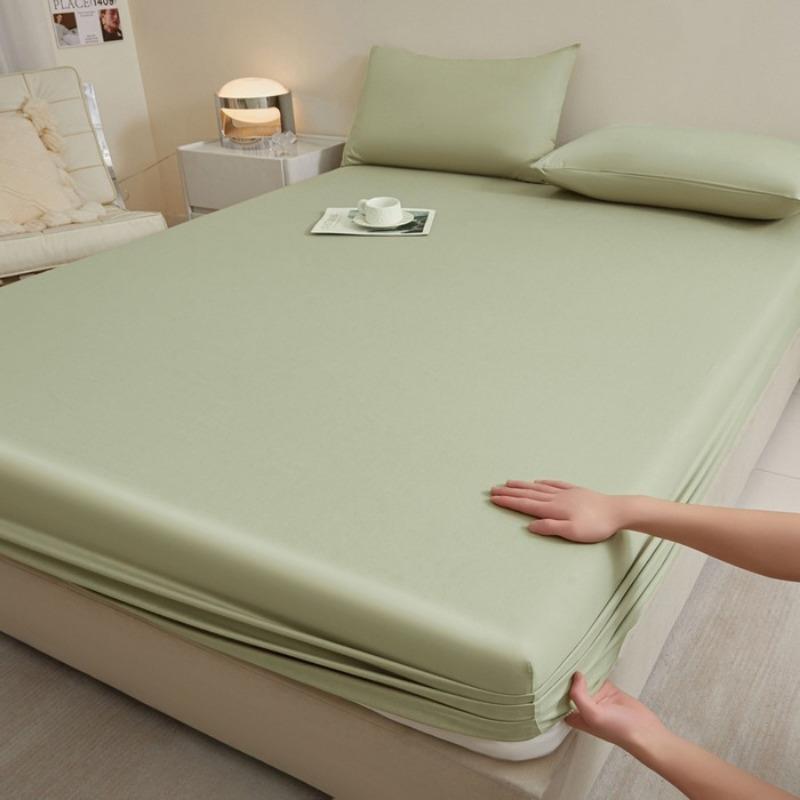 

New A pure cotton mattress single-piece dust cover cotton mattress cover Simmons mattress all-inclusive protective cover A pair of pillowcases оливковий колір