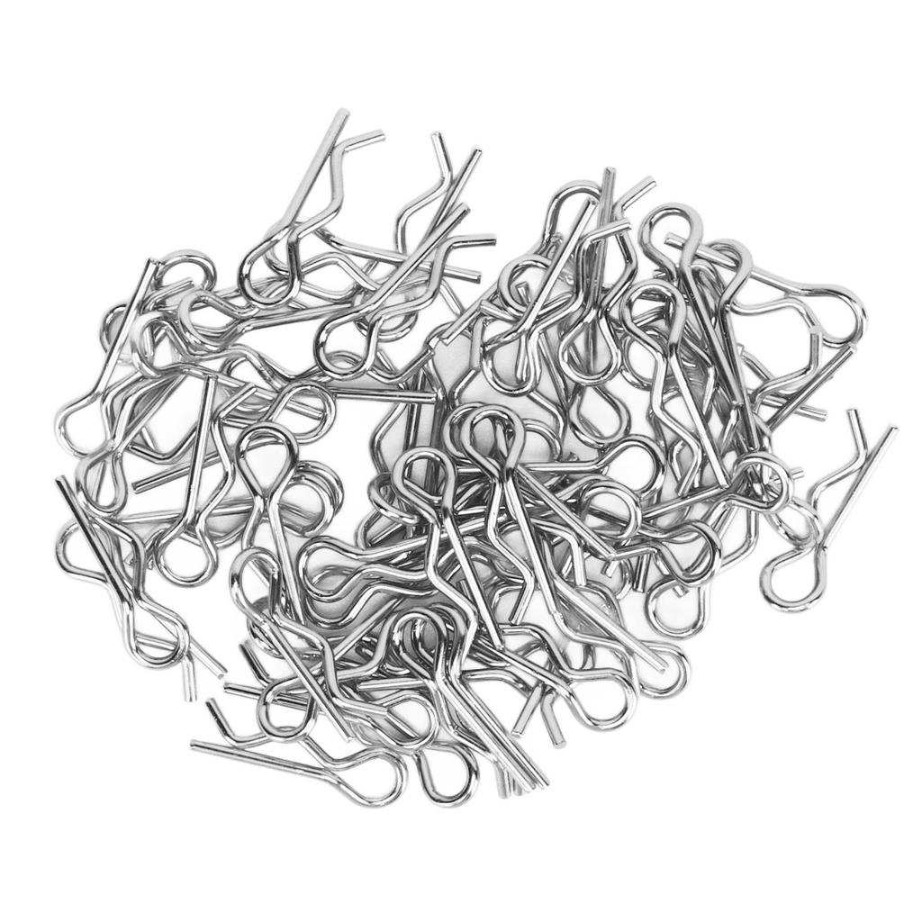 60PCS RC Car Body Clip 17mm 1.0mm Dia Easy Removal Installation for 1Celsius16 1Celsius18 RC Car Truck