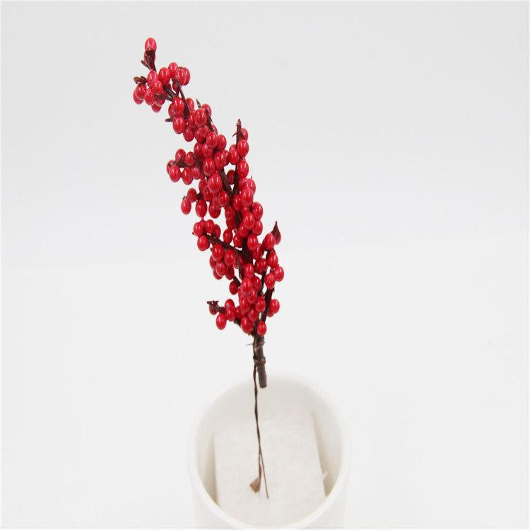 Snowflake Jute Rope & Red Berry Christmas Bouquet DIY Wreath Accessories